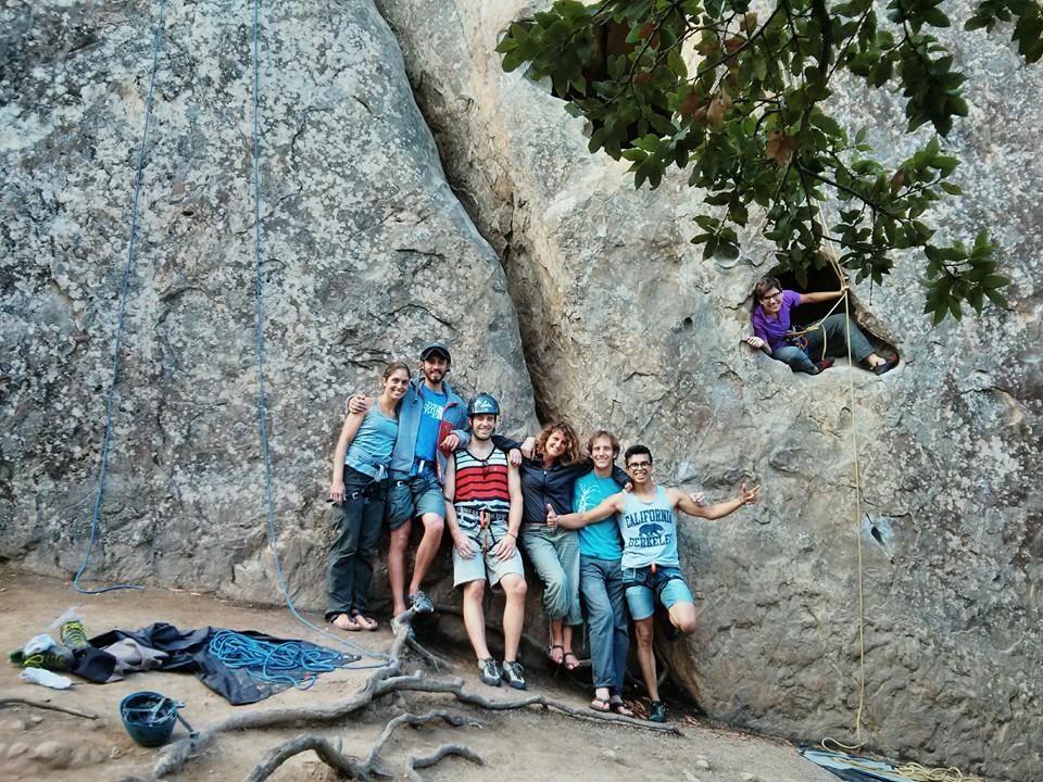 Froy with ERG climing group