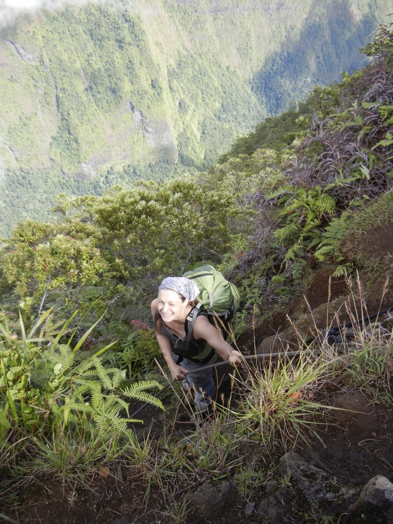 Climbing Mount Aorai on Tahiti